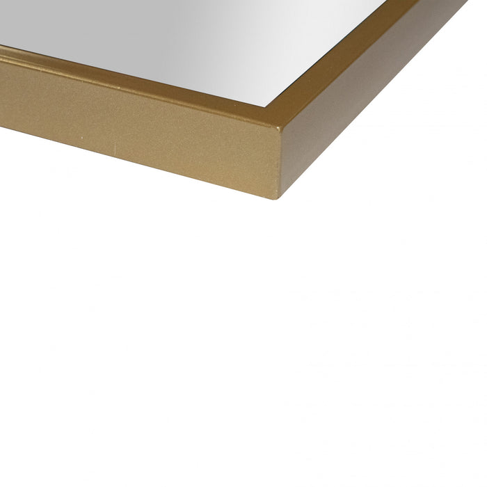 Miroir Border de 40 po doré
