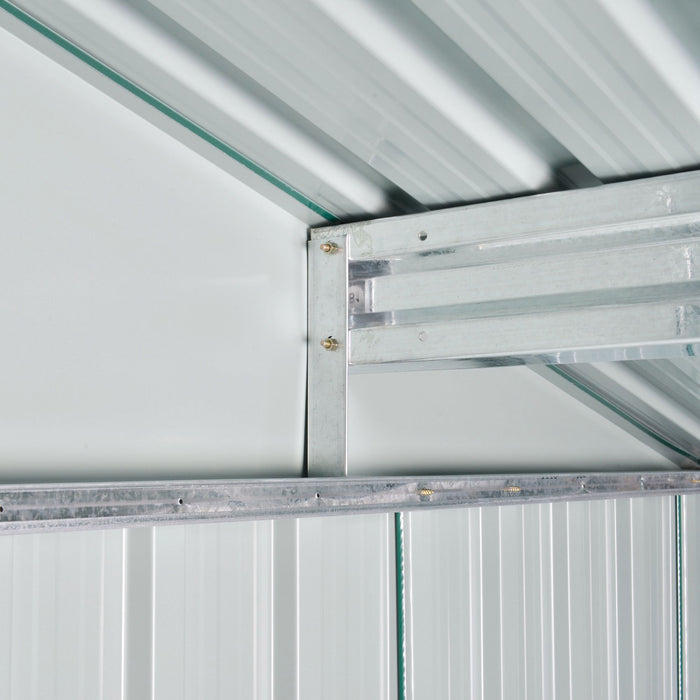 Outsunny Hangar De Rangement 8'x6' Avec Portes Coulissantes, Vert