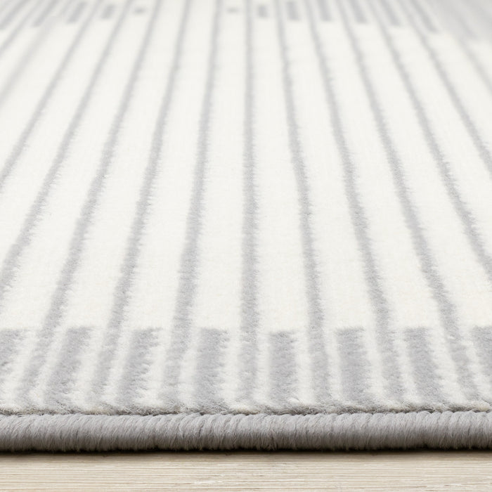 Carpette Florence à motif de diamants pour l’intérieur - 4 pi 7 po x 6 pi 7 po