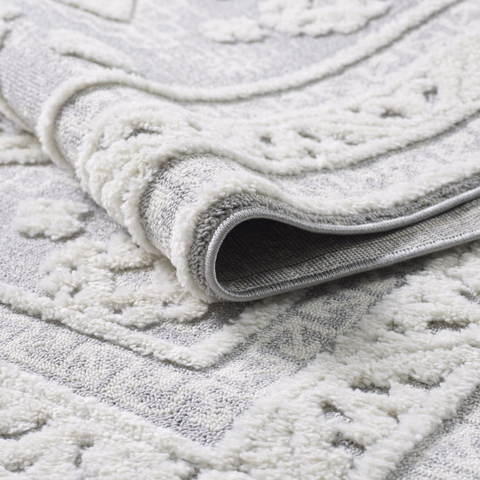 Carpette à poil long Quinto Westerner - 5 pi 7 po x 7 pi 3 po