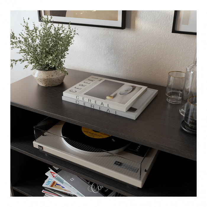 Modulr Bibliotheque A 2 Tablettes Reglables – Chene Noir