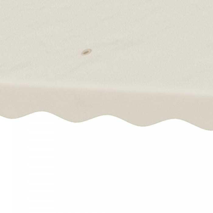 Outsunny Auvent De Remplacement Pour Tonnelle 10' X 10', 2 Niveaux, Blanc