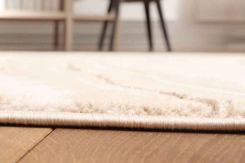 Tapis Contemporain/Moderne Dove 8'0\" x 10'0\" en Ivoire