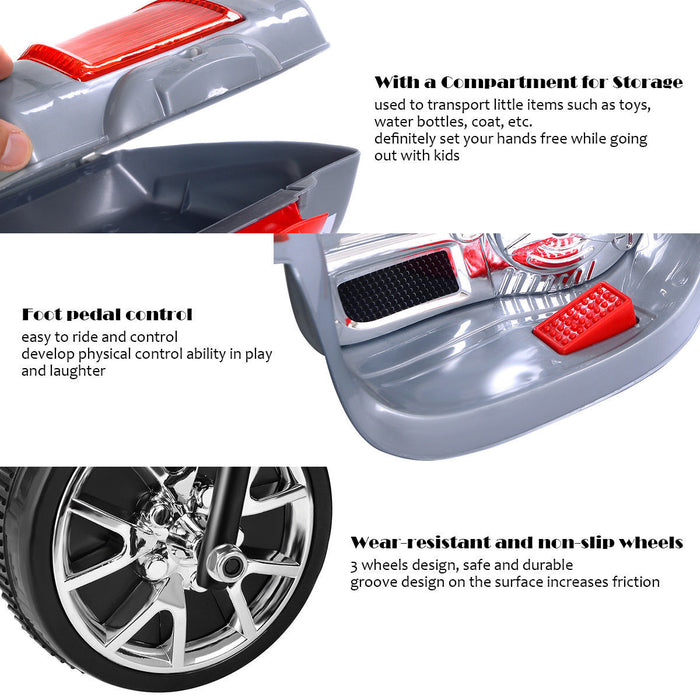 Moto Electrique A 3 Roues Pour Enfants Alimentation Par Batterie 6v Jouet Electronique