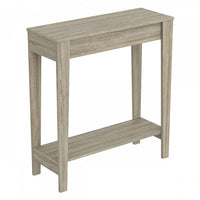 Console de 31 po avec 1 tablette - taupe foncé