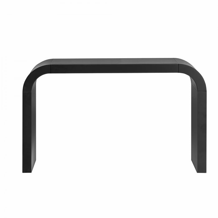 Olivia Table Console Moderne Minimaliste au Design Elegant, Noir