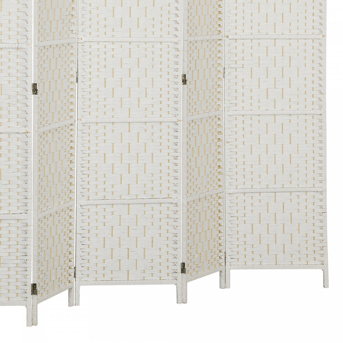 HOMCOM Paravent 6 Panneaux Pliable pour Interieur et Decoration de Maison