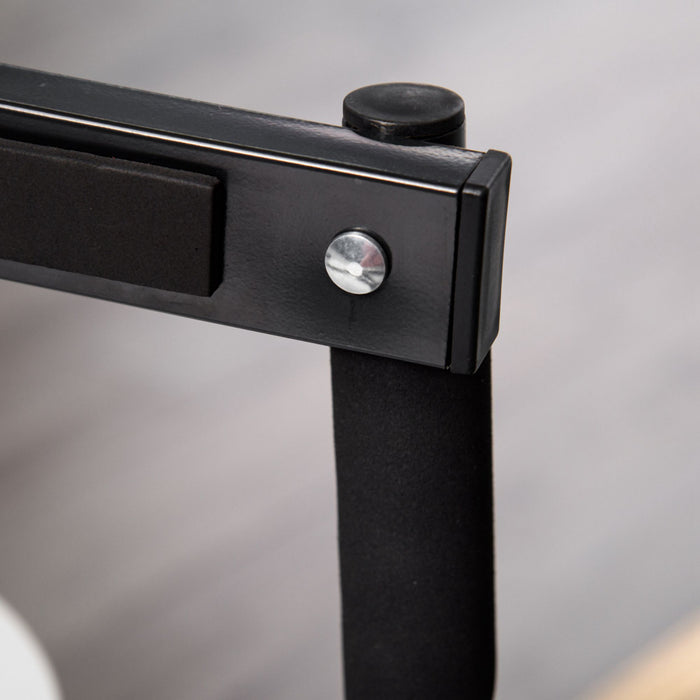 Homcom Barre De Traction Pour Porte, Barre A Menton Portable, Barre De Trempage Multifonctionnelle Pour Le Fitness, Equipement D'exercice Gymnase