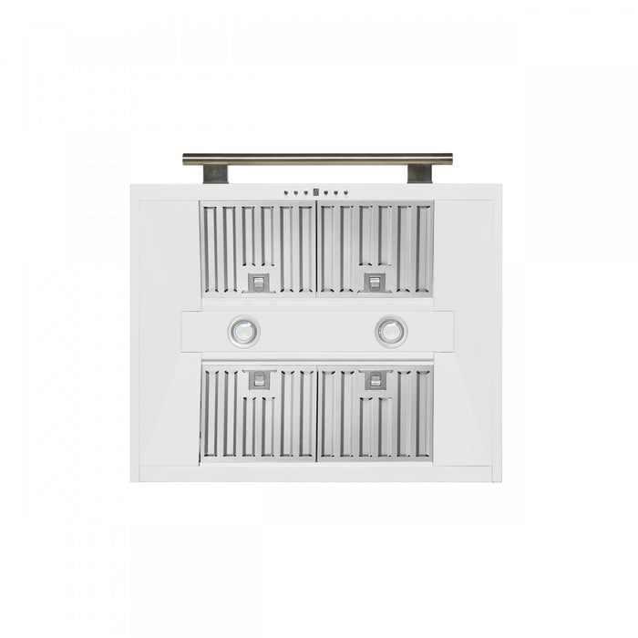 Hotte de cuisiniere murale Aria de 30 po, blanc-FRHWM5095-30WHT