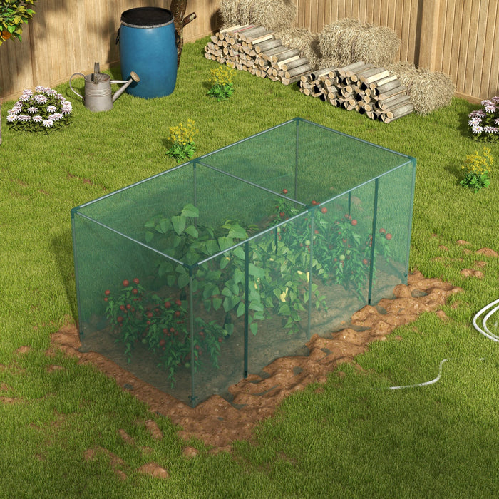 Outsunny Cage De Culture Tente De Protection Des Plantes 8 Pi X 4 Pi, Vert