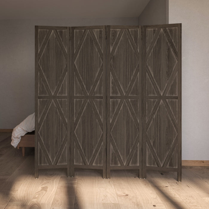Homcom Ecrans D'intimite En Bois, Separateurs De Piece