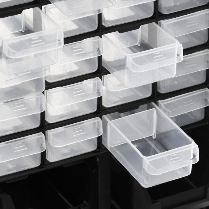 Durhand Armoire De Stockage De Pieces 39 Tiroirs En Plastique