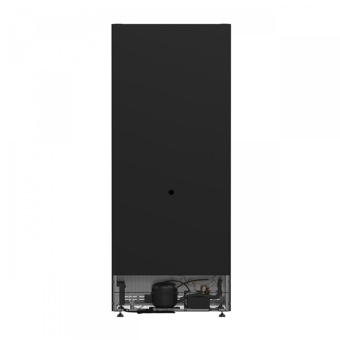Refroidisseur a vin Campania de 32\" en acier inoxydable, double zone, 17,7 pi³ - FWCDR6635-32S