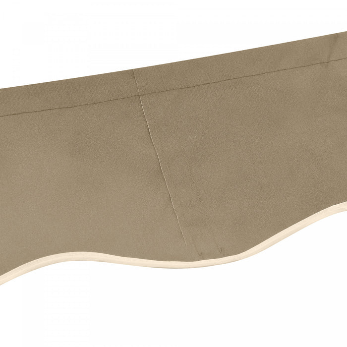 Outsunny Toile De Remplacement Pour Auvent Retractable De 13' X 8', Beige