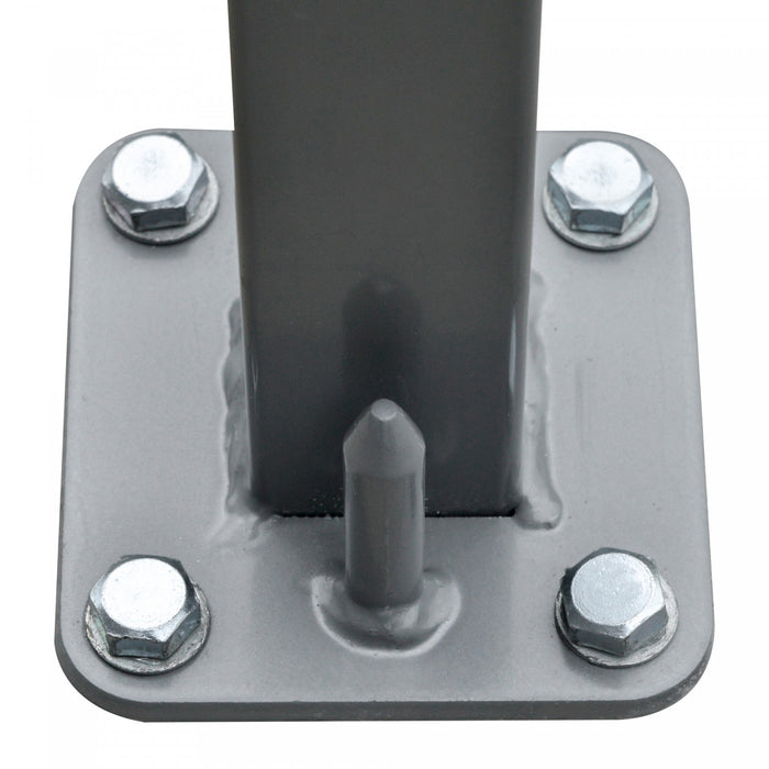 Outsunny 20' Store Lateral Brise-vue Double Lateral Retractable Pour Patio Parasol De Jardin Avec Ecran Anti-uv Fonction De Retour Automatique Et Cadre En Acier Pour L'exterieur Ou L'interieur Gris