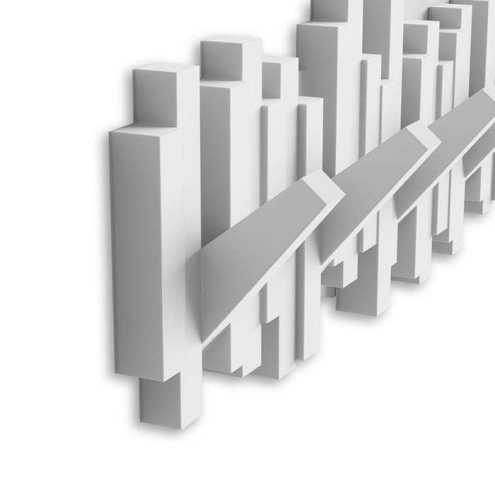 Portemanteau mural moderne Sticks de Umbra - blanc