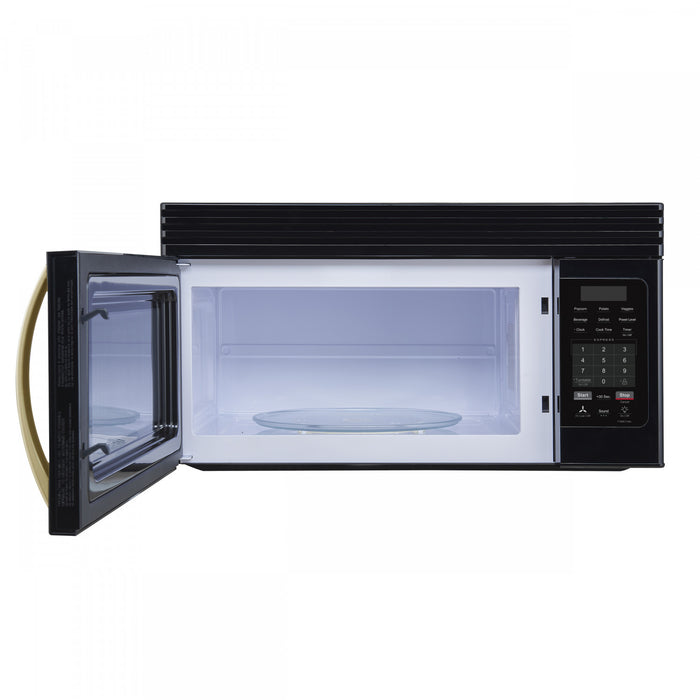 Four a micro-ondes Scalo 30 pouces,au-dessus de la cuisiniere, noir, 1,6 pi³ - FOTR3007-30BLK