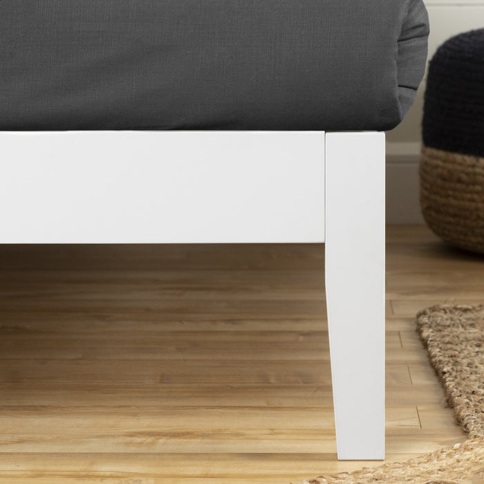 Vito Base De Lit En Bois - Blanc