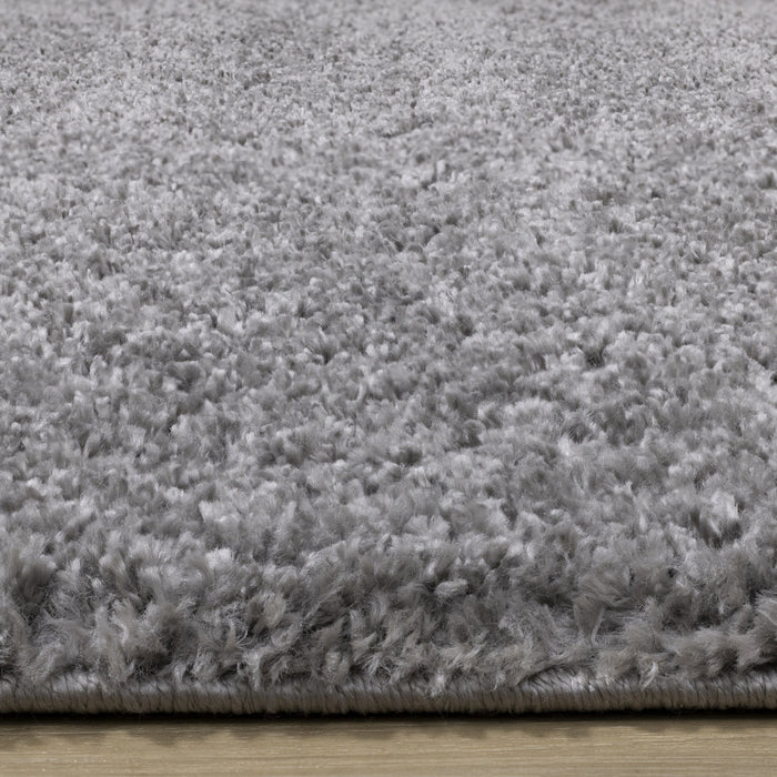 Tapis Taylor a poils longs confort gris fonce, 3'11\" x 5'11\"