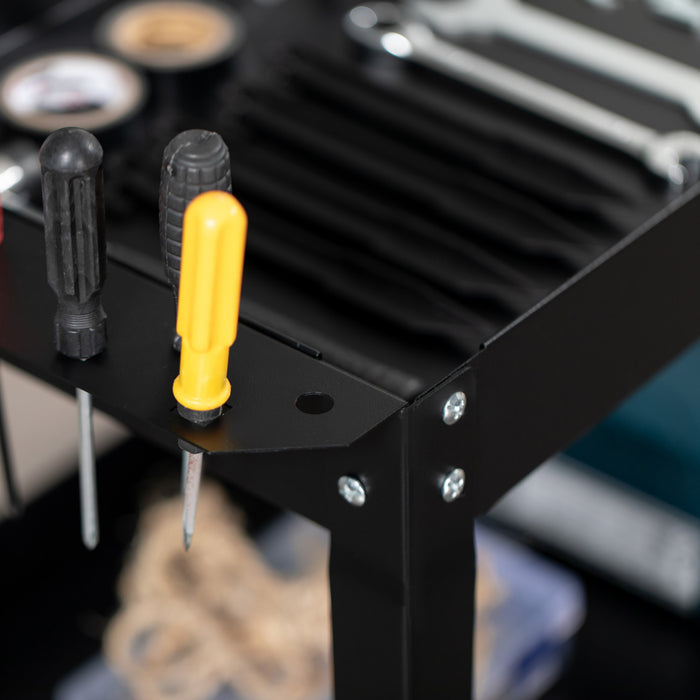 Durhand Chariot A Outils Roulant A 3 Niveaux, Chariot Utilitaire