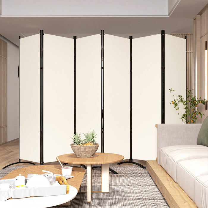 Outsunny Ecran De Confidentialite Pliable, Separateur De Piece Uv30+, Beige