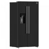 Forno Salerno 36-inch Side-by-Side Refrigerator in Black, 20 cu.ft. - FFRBI1844-36BLK | Refrigerateur cote a cote Salerno de 36 po, noir, 20 pi³ – FFRBI1844-36BLK