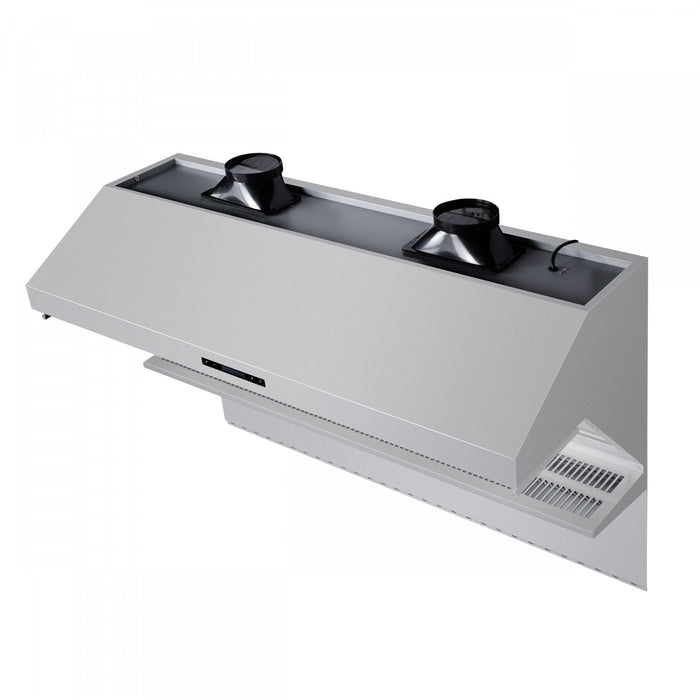 Hotte murale Savona de 60 po, filtres a chicanes et dosseret en acier inoxydable - FRHWM5029-60