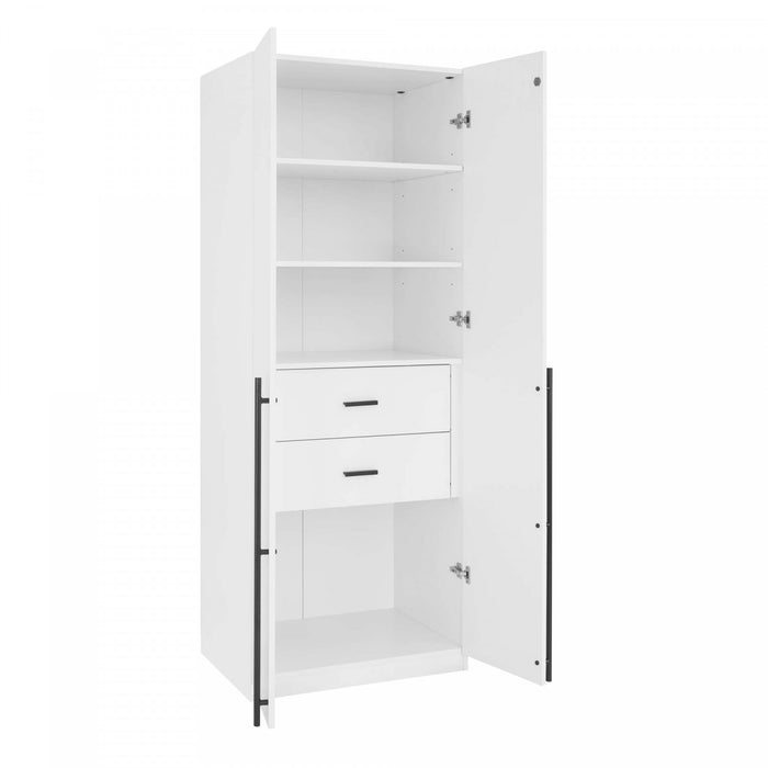 Armoire moderne Lee 32\" en blanc