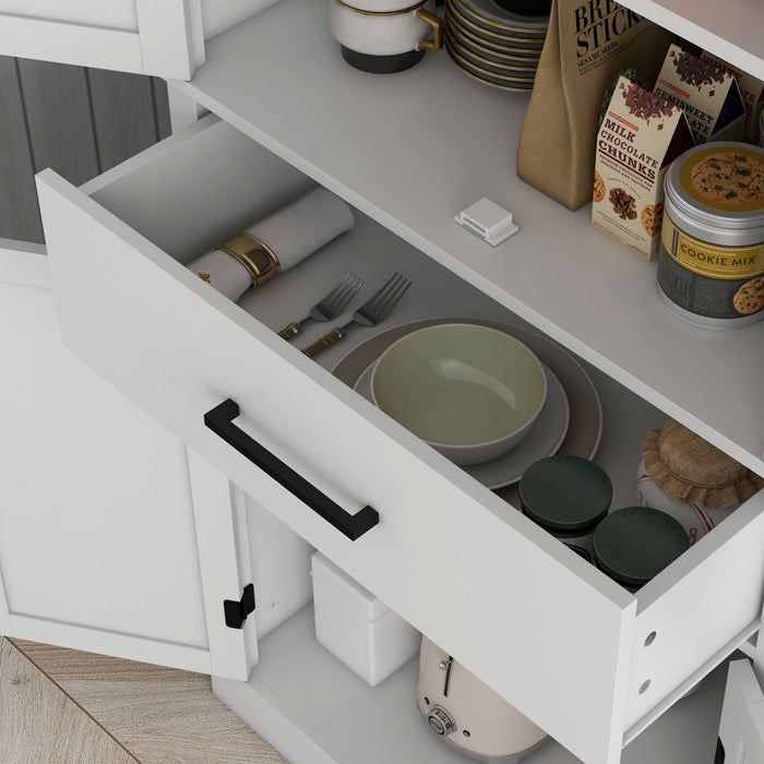 HOMCOM Armoire de rangement pour garde-manger de cuisine de 72 po de haut