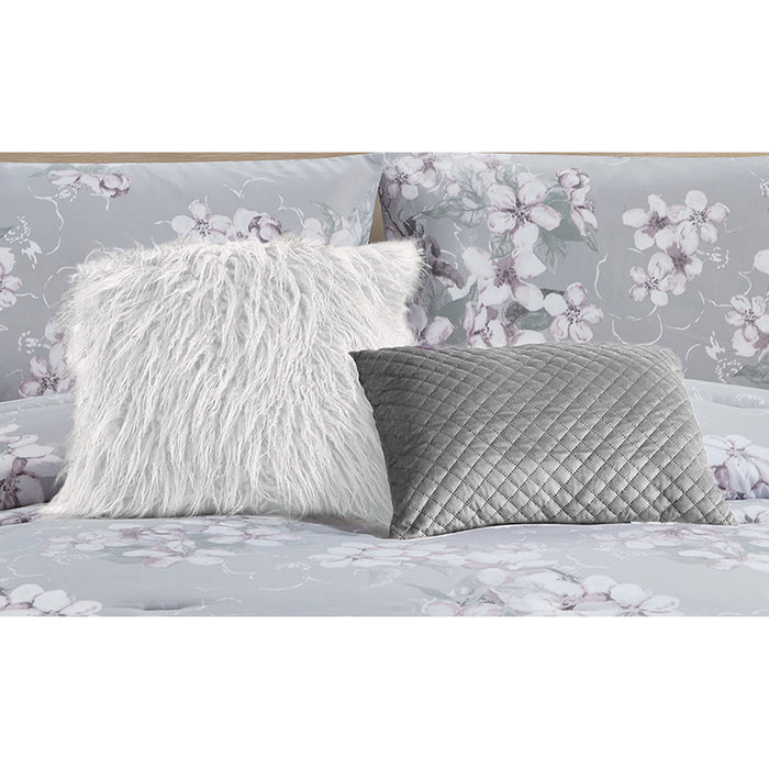Ensemble Douillette Florale 5 Morceaux Alysse pour Lit Double/Grand