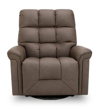  Fauteuil basculeur à inclinaison électrique Linden de 35,5 po d’apparence cuir - brun