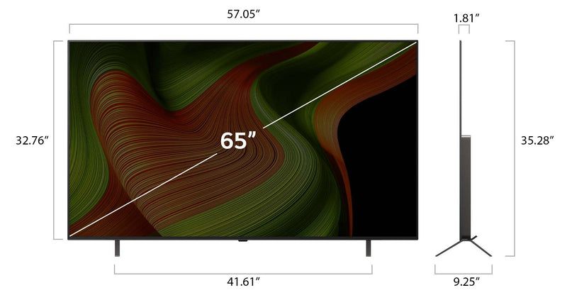 Téléviseur intelligent DELO evo LG B5 UHD 4K de 65 po avec IA et webOS (OLED65B5PUA.ACC) - modèle 2025
