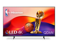 Téléviseur intelligent QLED Hisense UHD 4K de 75 po à 60 Hz avec HDR10+, Dolby VisionMC et Google TVMC (75QD6N)