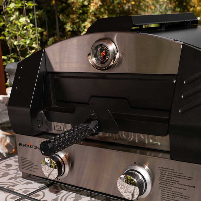 Four à pizza portatif Griddle Essentials de Blackstone avec pierre en cordiérite de 15 po - 6964