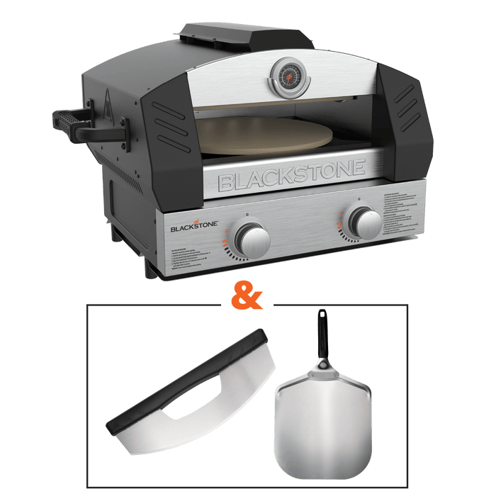 Four à pizza portatif Griddle Essentials de Blackstone avec pierre en cordiérite de 15 po - 6964