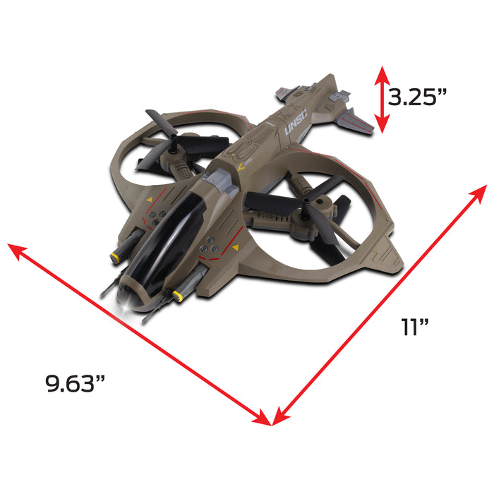 Aéronef télécommandé UNSC Wasp de NKOK avec technologie gyroscopique et fonction de maintien de l'altitude
