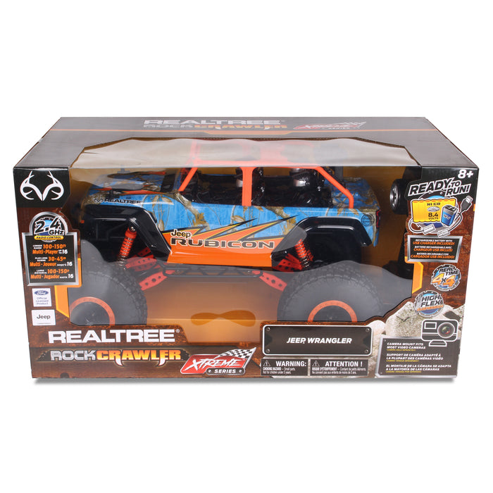 Véhicule 4x4 télécommandé Jeep Wrangler Unlimited Realtree de NKOK 1:10