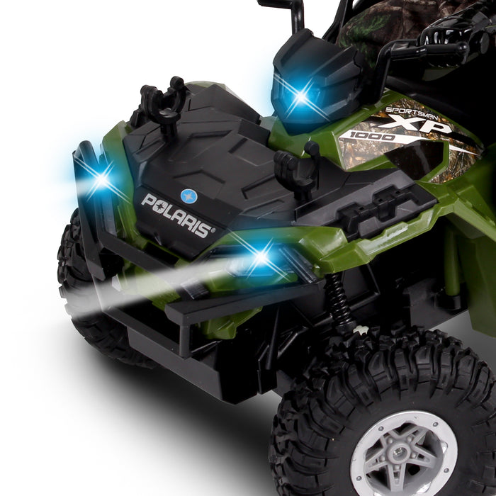 Véhicule télécommandé Rt Polaris Sportsman XP 1000 de NKOK vert 1:08