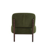 Coco Modern Boucle Lounge Chair with Solid Wood Frame, Green | Coco Fauteuil de Salon Moderne en Bouclette avec Cadre en Bois Massif, Vert