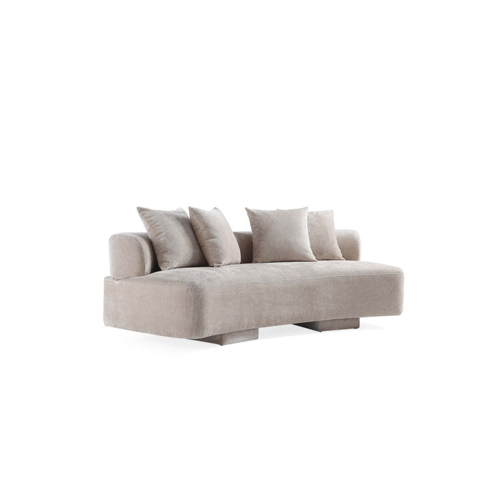 Ensemble de canape 2 pieces Verandah style milieu du siecle en beige