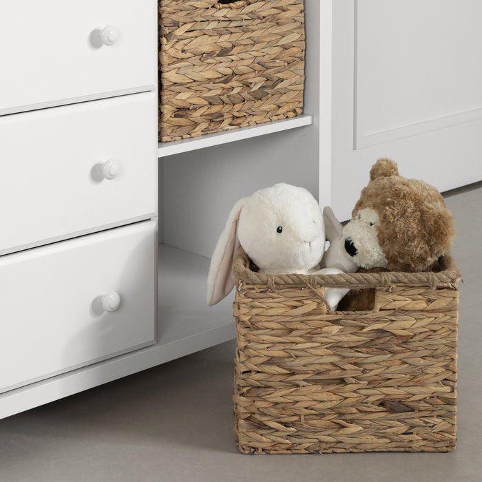 Cotton Candy Table A Langer Avec Pourtour Amovible - Blanc Solide