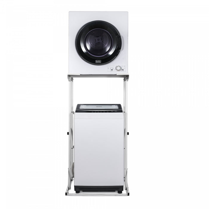 Support pour laveuse-secheuse superposee BLACK+DECKER serie BCDPW, BWDS, blanc