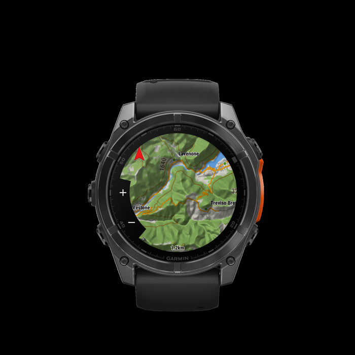  Slate Gray With Black Silicone Band