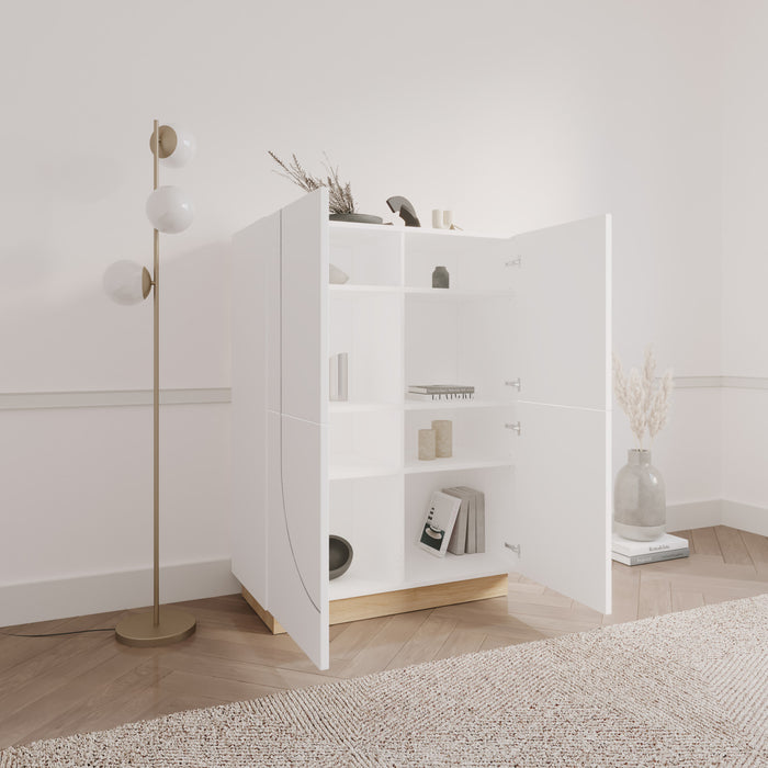 Buffet d’appoint haut Nauraa Nordika - blanc