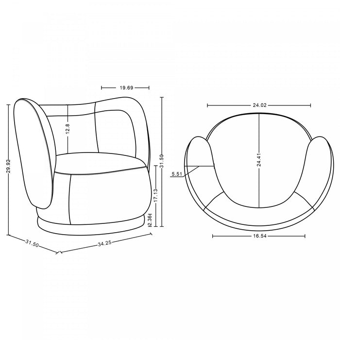 Ensemble de canape moderne Siri 2 pieces en couleur ble