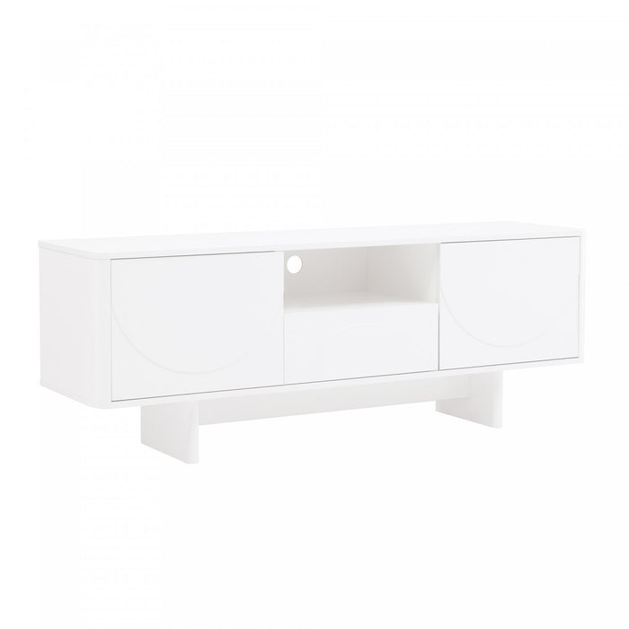 Meuble TV Ella Modern 59\" en blanc