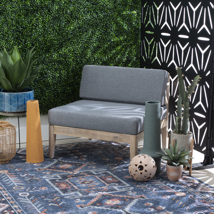 Fauteuil de terrasse Summerlyn en tissu pour l’intérieur et l’extérieur - naturel