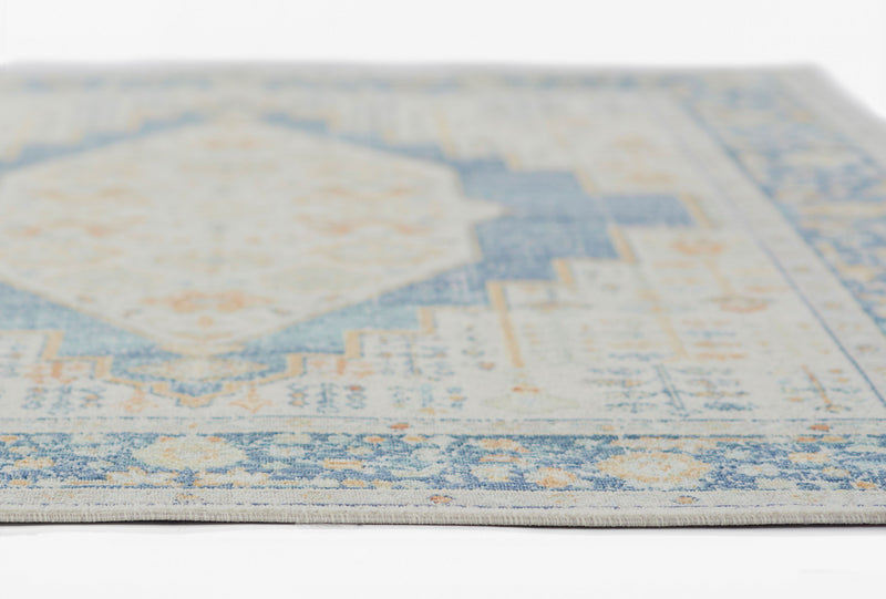 Tapis Traditionnel Kinsley 2'7\" x 8'0\" en Bleu