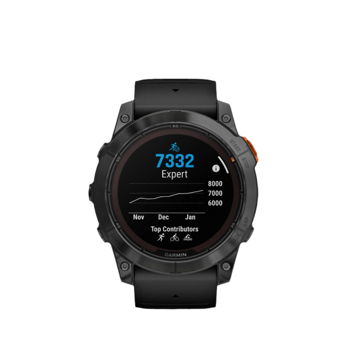Garmin Fenix® 7x Pro Montre Gps Intelligente - Suivi De La Sante Avec Chargement Solaire, 51 Mm - Gris Ardoise