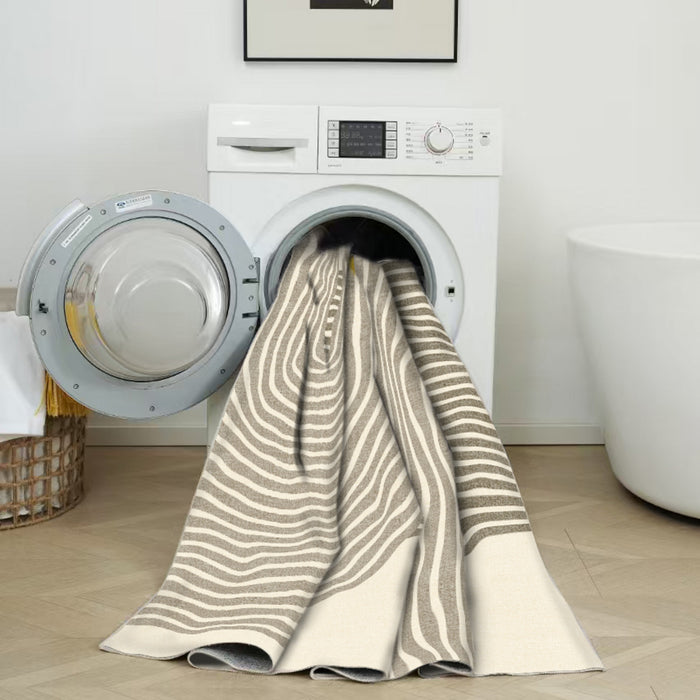 Aqua Pista Tapis Lavable Et Antiderapant A Poils Ras 5'x7'